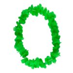 Collar flúor hawaiano verde un