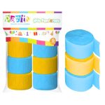 Festón amarillo celeste 6un