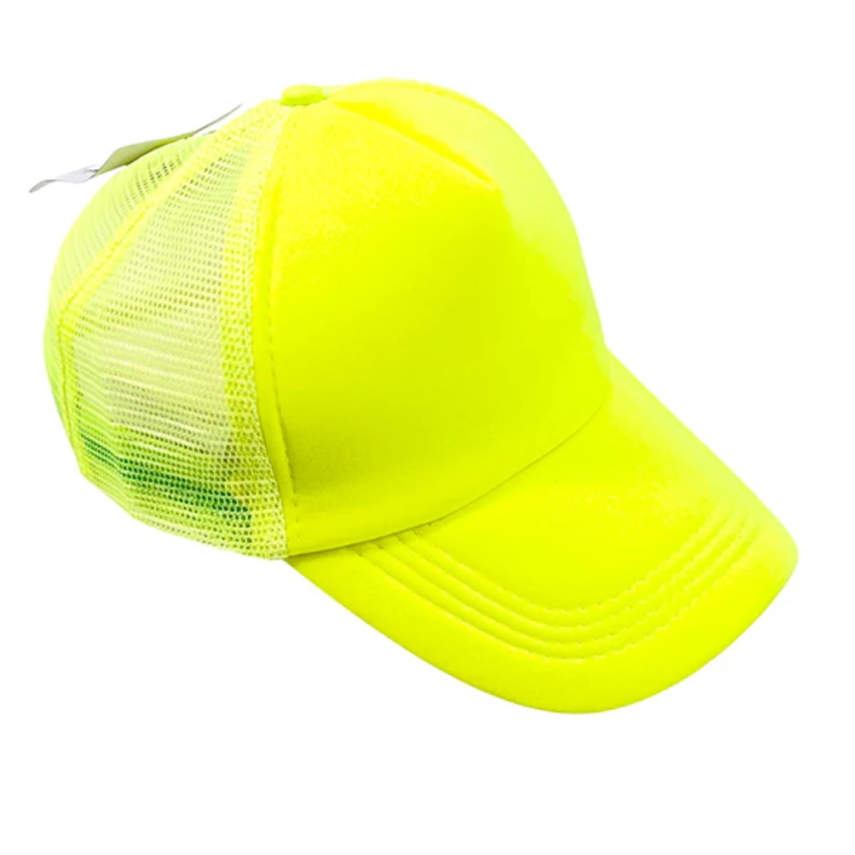 jockey amarillo Sombrero jockey flúor amarillo un - Imagen 1