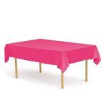 Mantel plástico fucsia 137×274 cm un