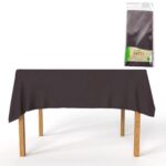 Mantel eco negro 130×180 cm