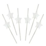 Bombilla estrella plateada un