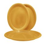 Bandeja ovalada dorado matte 5 un