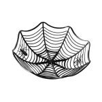 Bandeja dulces negra telaraña un