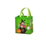 Bolsa tela plástica 28x20x11cm verde un