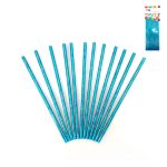 Bombilla iridiscente celeste 12 un