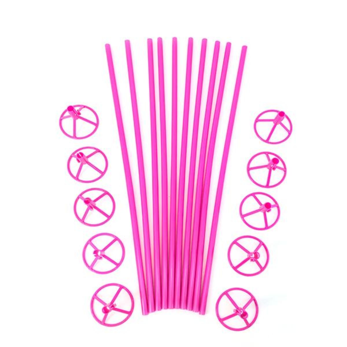 varillas fucsia x10 Set de varillas fucsia 10un - Imagen 1