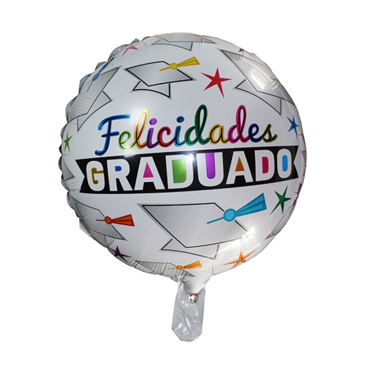 Felicidades graduado 2 Globo 45 cm felicidades graduado un - Imagen 1