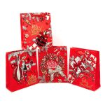 Bolsa regalo navidad 30x40cm un