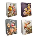 Bolsa de regalo tulipanes 26x32cm un